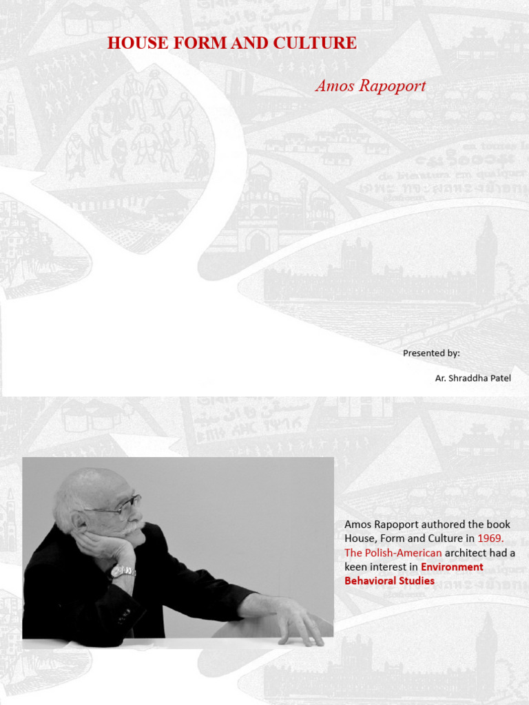 RAPOPORT A 1969 HOUSE FORM AND CULTURE PRENTICE HALL PDF visual data 4