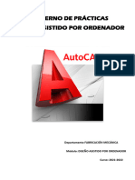 Cuaderno PRÁCTICAS AUTOCAD 2D