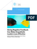 Giving Negative Feedback Can Make Empathetic Leaders Less Effective