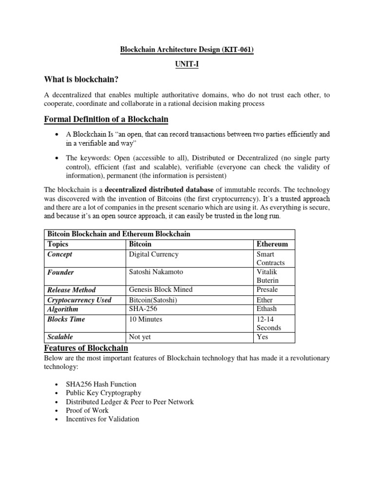 Blockchain Architecture Overview | PDF | Public Key Cryptography | Key  (Cryptography)