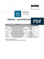 z EME 3421 - Lab Investigation 3 Manual