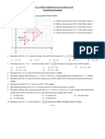 Soal Latihan - Persiapan Asas Xii - Transformasi Geometri