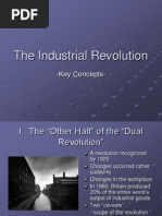 The Industrial Revolution: - Key Concepts