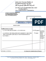 Bordereau DFC Sonalgaz