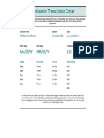 Volunteer Hours Log Sheet