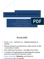 Histamine and Antihistaminics