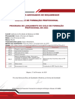 Programa Formacao - Maputo
