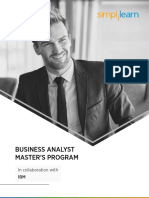 Business Analyst Master's Program in Collaboration With IBM V10