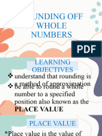 Rounding Whole Numbersx