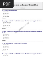 Data Structure and Algorithms (Set 1)