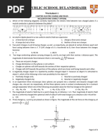 Worksheet 1 Xii