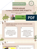 Perencanaan Pembelajaran SMP (Revisi)