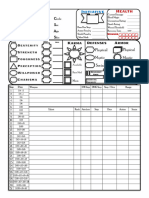 Earthdawn Sheet