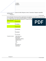 Matemática Aplicada Questionário II