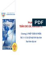 2.2+2.3-Ky Thuat Tinh Dao Ham, Dao Ham Cap Cao