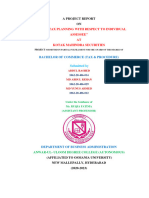 Income Tax Planning With Respect To Individual Assessee