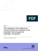 The Hydrogen Color Spectrum: Techno-Economic Analysis of The Available Technologies For Hydrogen Production