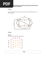 Practice Problem Based On Travelling Salesman Problem Using Branch and Bound Approach