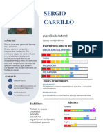 Currículum Marketing Manager Imagen Minimalista Azul