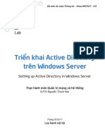 Lab 3 - Setting Up Active Directory in Windows Server