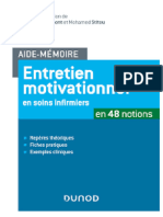 Entretien Motivationnel en Soins Infirmiers. en 48 Notions-2019