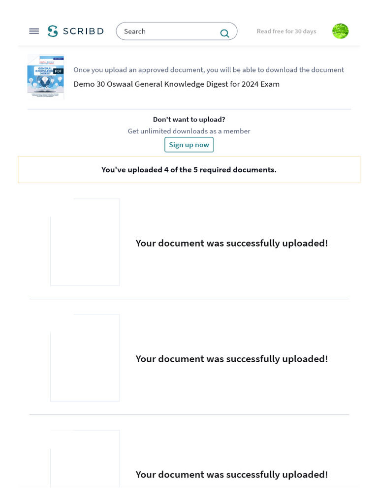Upload A Document - Scribd | PDF