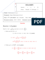 Correction Examen MB4 Principale