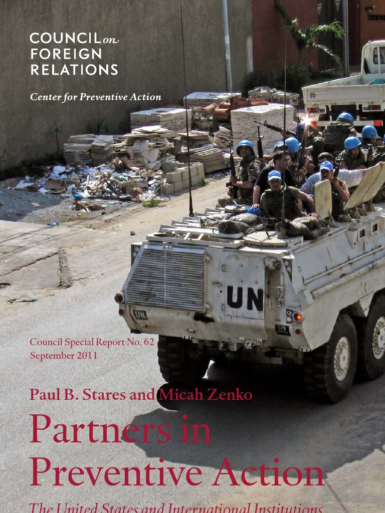 Partners in Preventive Action: The United States and International ...