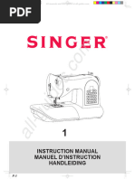 Singer 1 Sewing Machine Instruction Manual