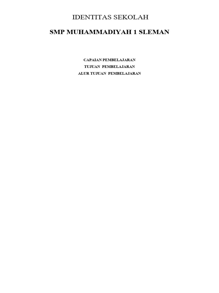 Capaian Pembelajaran Matematika SMP | PDF | Metode & Bahan Ajar | Komputer