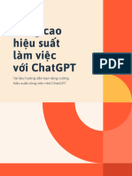 Nâng Cao Hiệu Suất Làm Việc Với ChatGPT