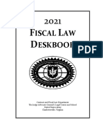 2021 Fiscal Law Deskbook Author Contract and Fiscal Law Department The Judge Advocate General's Legal Center and School United