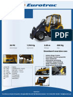 26 PK 1.700 KG 2.85 M 850 KG Standaard Voorzien Van:: Motorvermogen Eigen Gewicht Hefhoogte Kipl