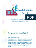 Cursuri statistica