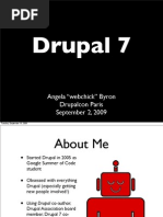 Drupal 7 by Angela "Webchick" Byron