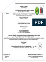 School-Based Als Jhs (Grade-10) Certificate