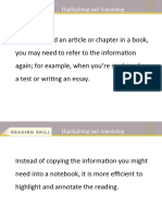 Reading Skill Lev2 U8 Highlighting Oup p117