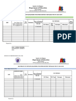 Masterlist of Division Qualifiers For Inter-District Revalida For Sy 2023-2024