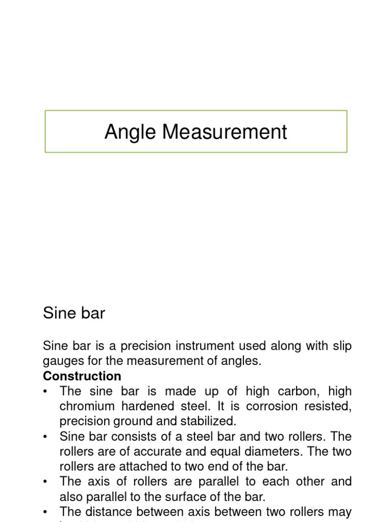 Module 4.1 Angle Measurement | PDF | Electromagnetic Radiation | Optics