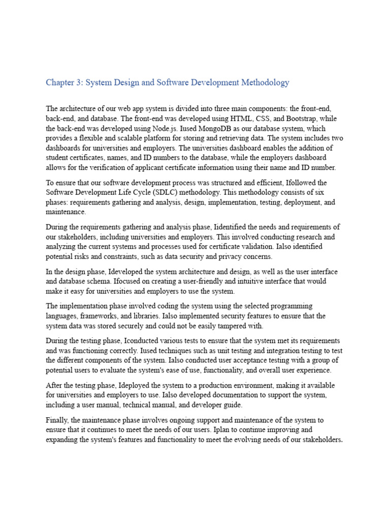 Software Development Methodology Pdf