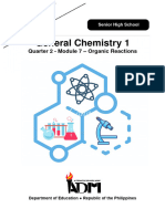 GeneralChemistry1 - Q2 - Module-7 - Organic Reactions - v5