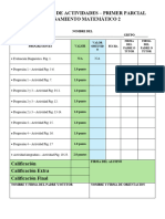 PM - Distribución de Actividades