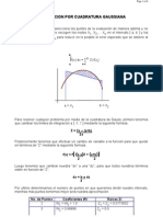 Gauss Cuadratura