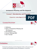 Chapter 1 Introduction To Destination Planning and Development