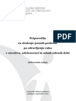 Priporocila Za Sledenje Poznih Posledic Po Zdravljenju Raka V Otrostvu Adolescenci in Mladi Odrasli Dobi 2023