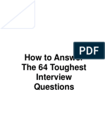 64 Toughest Interview Questions to Answer[1465](0)
