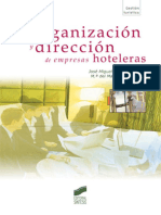 Organizacion y Direccion de Empresas Hoteleras - Anton - Jose Miguel - Alonso Almeida - Maria Del Mar