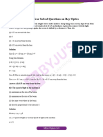 JEE Main Ray Optics Previous Year Questions With Solutions PDF
