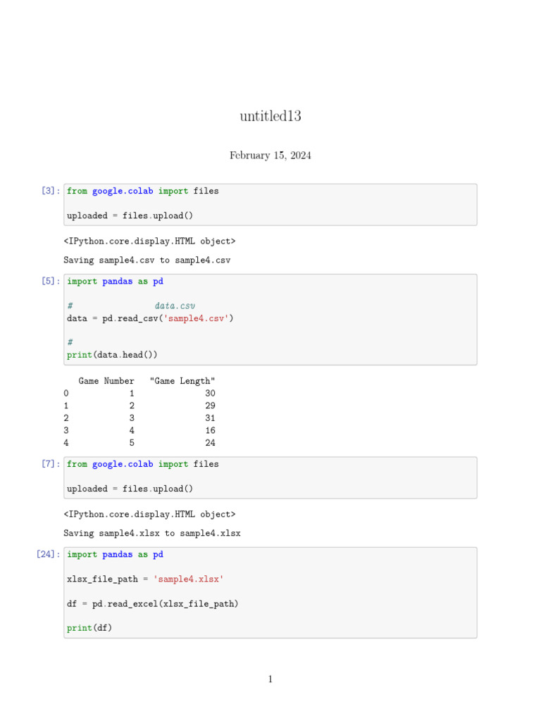Game Length Data Analysis | PDF | Comma Separated Values | Computer Data