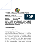 SENTENCIA CONSTITUCIONAL PLURINACIONAL 0604/2016-S1 Sucre, 30 de Mayo de 2016 Ocument